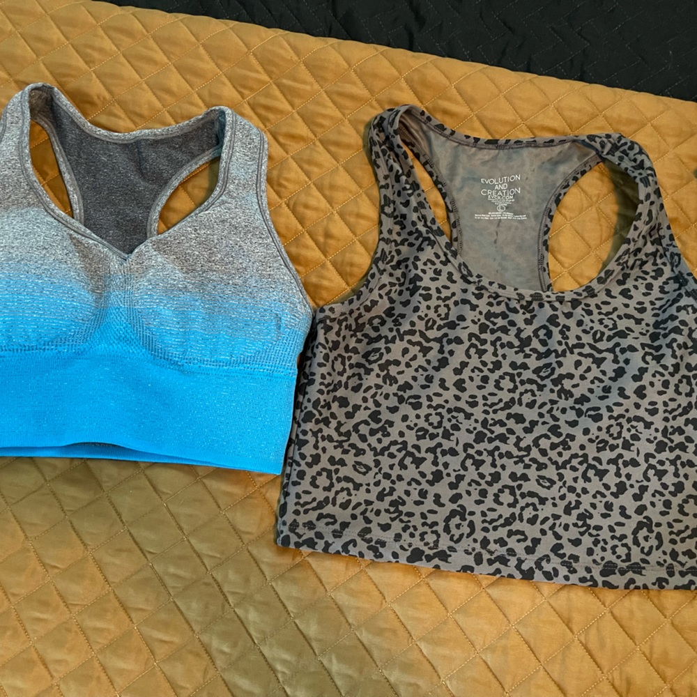 Size Large sports bras
